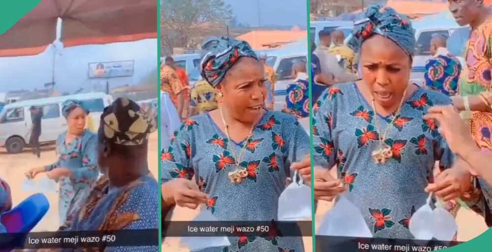 Video shows woman hawking iced water amid hike in sachet water price