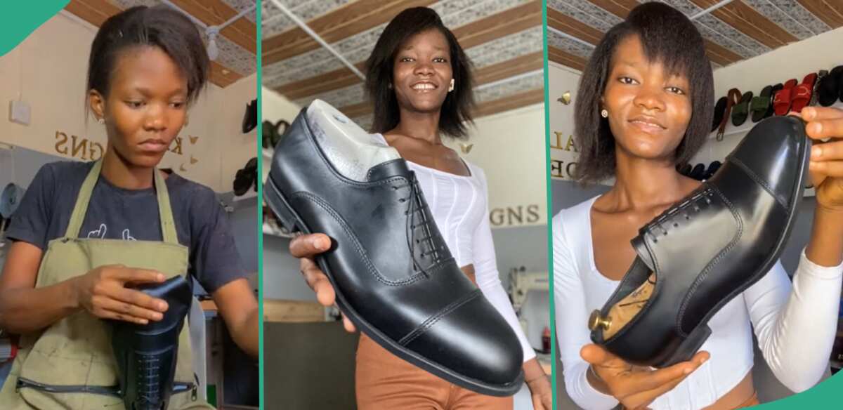 Video: This lady is a shoemaker, see why her products are going viral