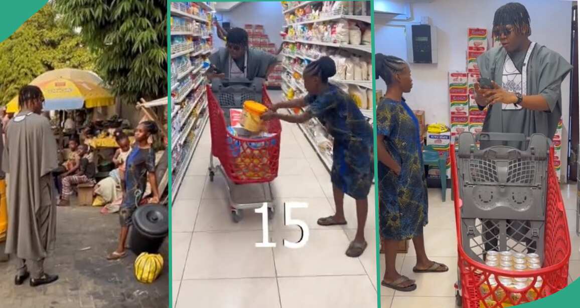 Trader packs food items for her baby in emotional 30-second shopping, video goes viral