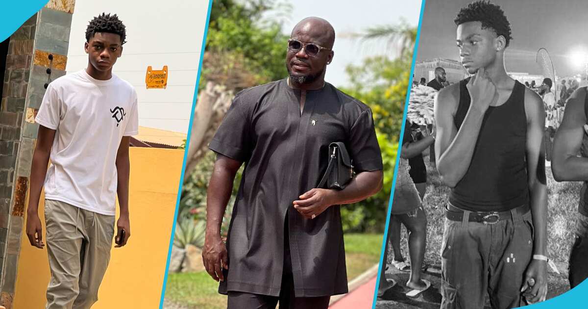 Famous Stephen Appiah's son looks cute in beautiful birthday shoot, gets ladies' attention (PHOTOS)
