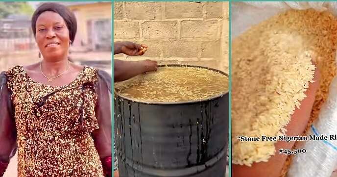 Woman who sells rice for N45500 goes viral