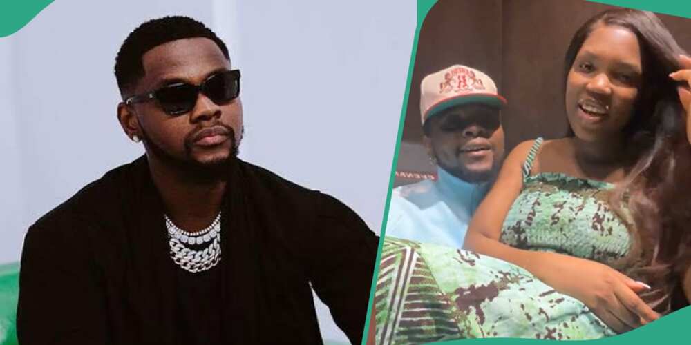 Kizz Daniel and wife engage in PDA in romatic video.
