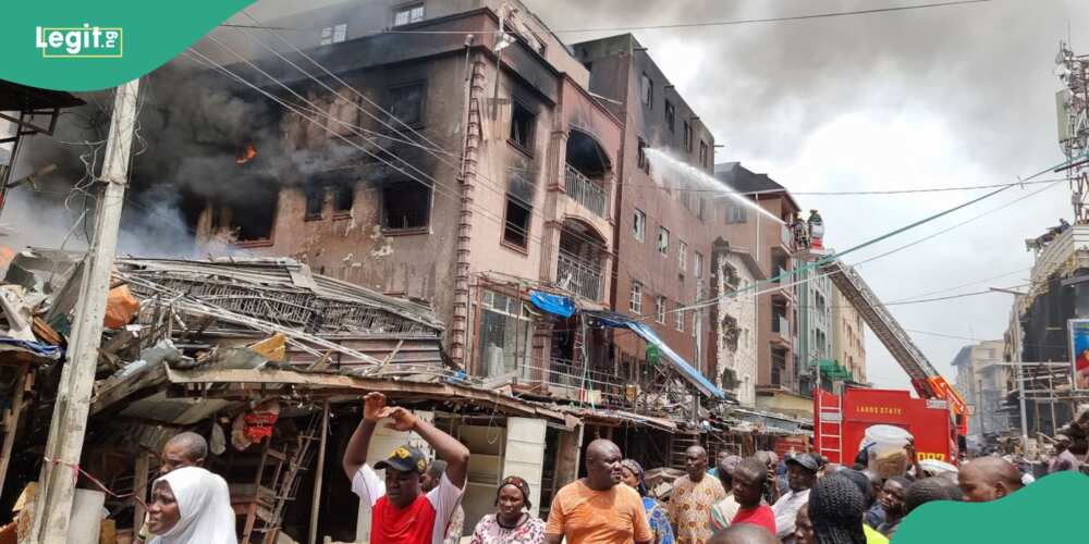 Fire guts Idumota market in Lagos