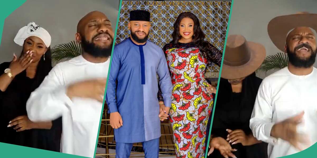 Watch how Judy Austin acted at Yul Edochie's recent online ministration as netizens attack her (video)