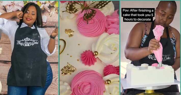 Baker cries out as clients complains about cake that took her five hours