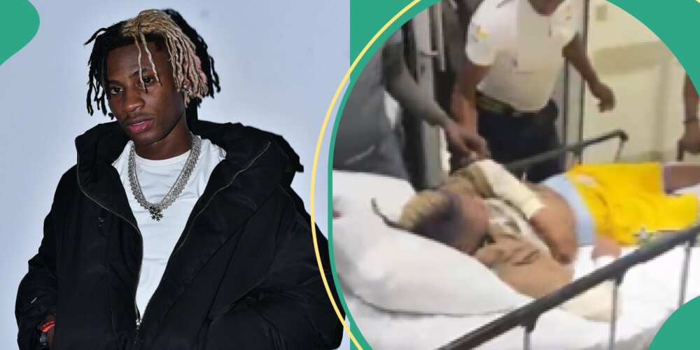 Videos of Khaid being rushed to the hospital trends.