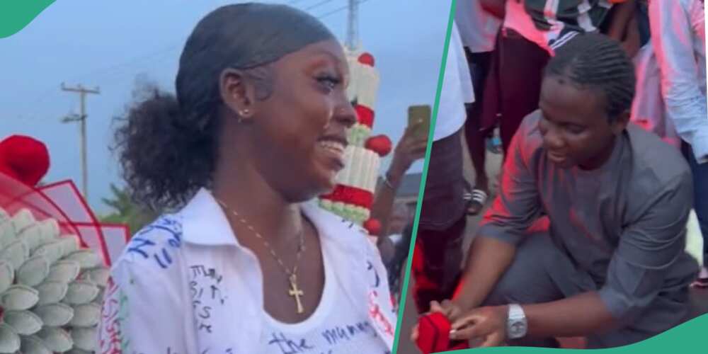 The Nigerian lady gets money and marriage proposal