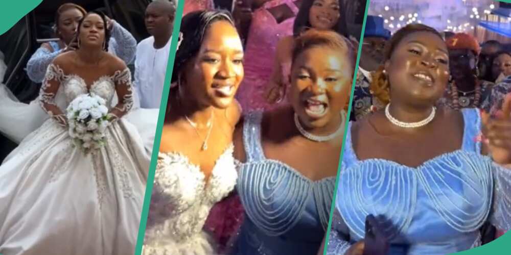 The Nigerian danced with her friend who is her brother's bride