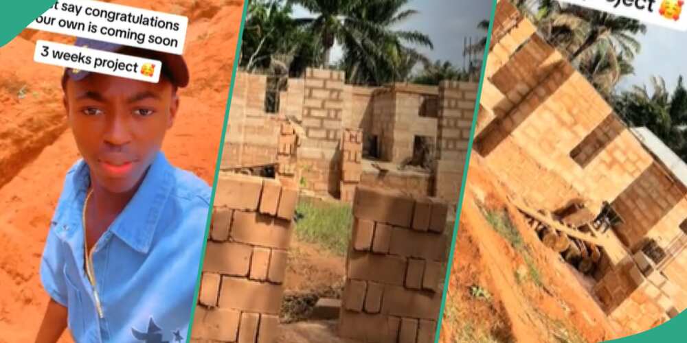 Building project in Nigeria/Building with blocks.