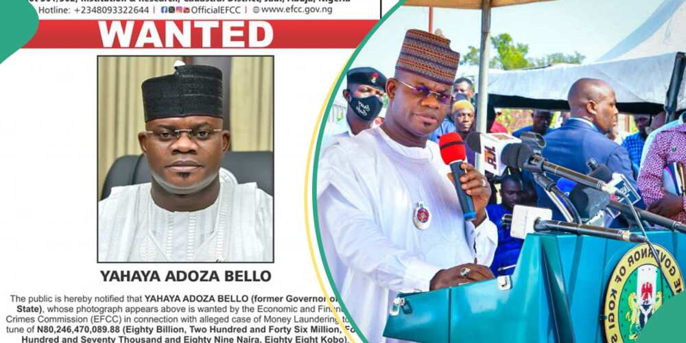 The EFCC has declared the former governor of Kogi state, Yahaya Bello wanted over N80.2 Billion fraud