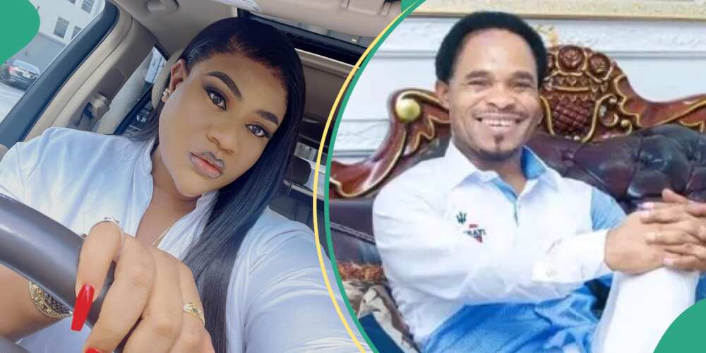 Nkechi Blessing shuts down claims of Odumeje being a fake pastor, shares her experience with him.