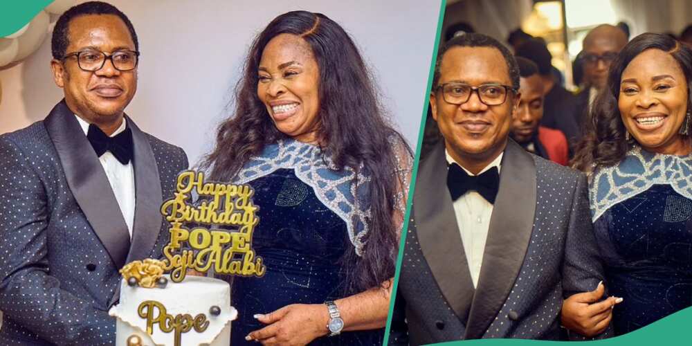 Tope Alabi celebrates husband on birthday.