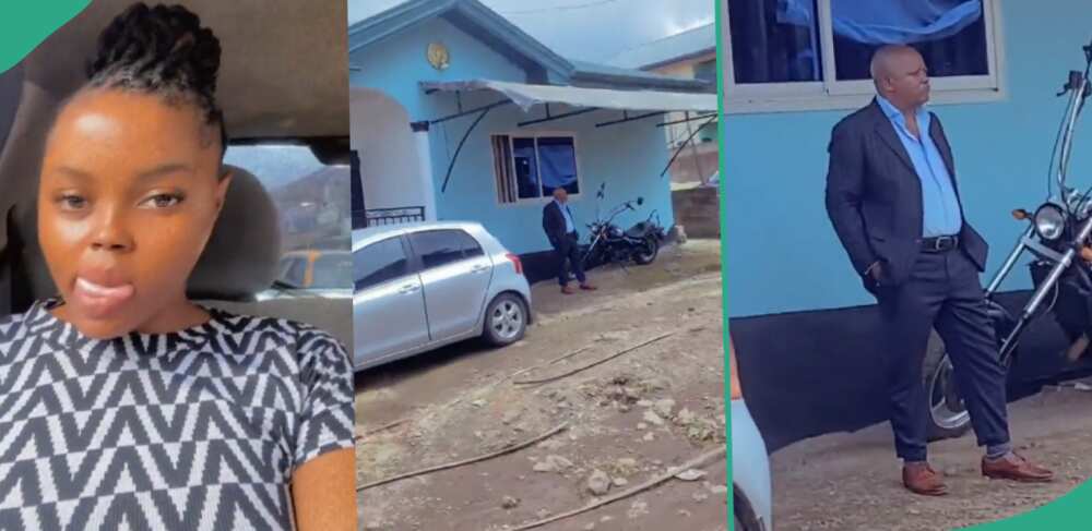Lady shares video of her dad eating outside during church service