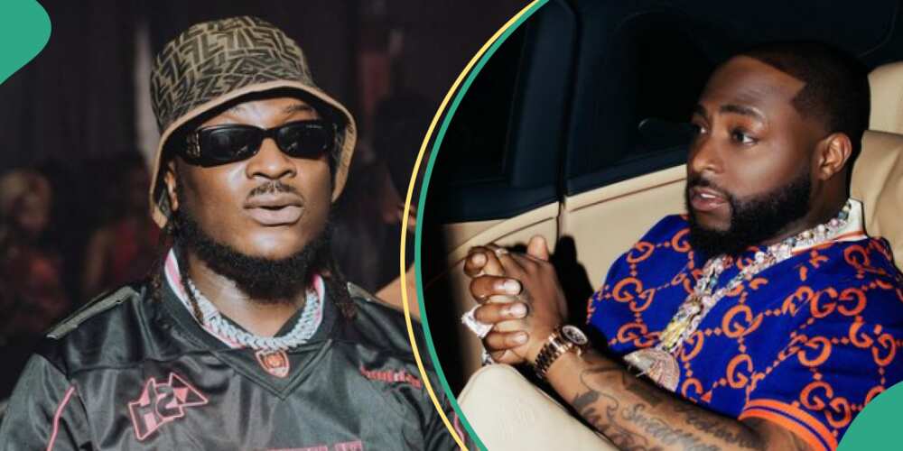 Peruzzi reveals Davido used to pay him for writing songs with his old clothes.