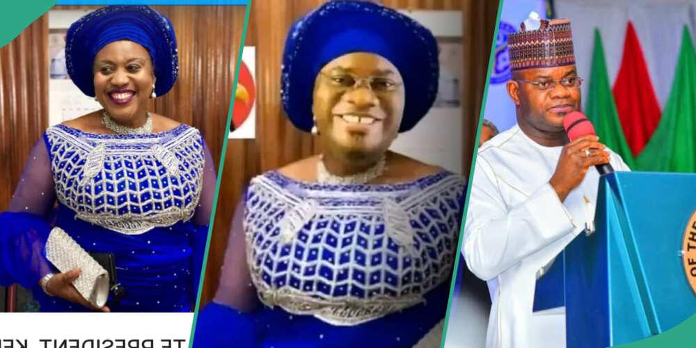 The image showing former Kogi governor Yahaya Bello dressed in women attire to evade EFCC arrest has been verified and discovered to be a manipulated photo of the late Jane Nnamani, the wife of the former Senate president, Ken Nnamani.