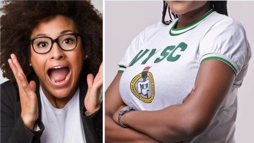 Lady Corper in Pains as Her Outfit Matches Uniform of School She Was Assigned To