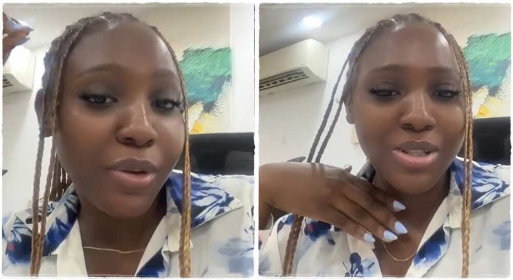 Nigerian lady sacked from her job.