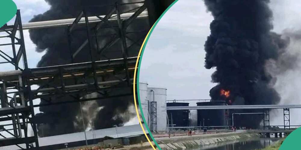 Fire outbreak at Dangote Refinery in Lagos
