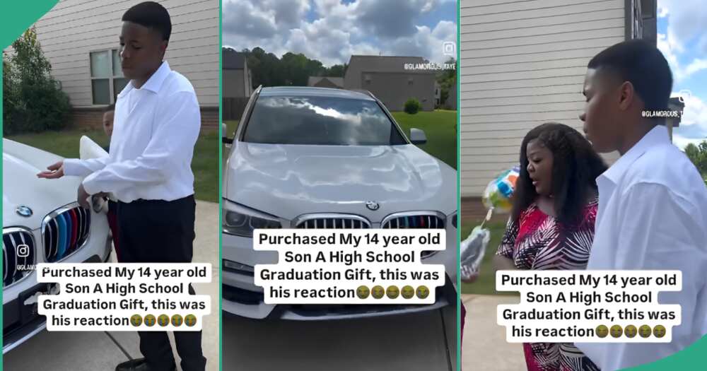 Reactions as 14-year-old boy rejects BMW X3 car his mum bought for him