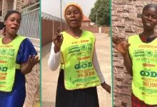 Young Lord's Chosen church ladies in aprons join "Of Course" challenge in video