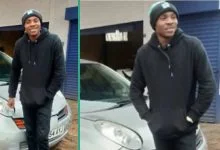 Nigerian Man Who Moved to UK 5 Weeks Ago Celebrates as He Acquires New Car
