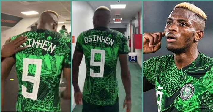 Victor Osimhen sheds tears of joy while walking to the dressing room in video