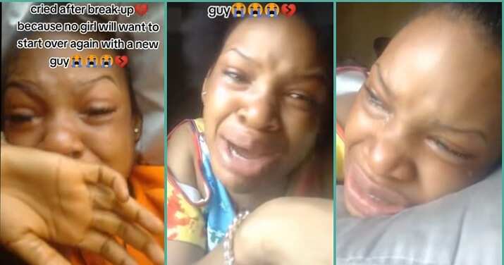 "I Wish I Never Gave You My Love": Lady Cries Uncontrollably as Boyfriend Breaks Up with Her