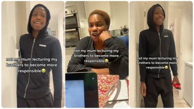 Mum gives her twin son advise on responsibility, one responds innocently