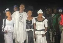 "Man of the Year": First Photos, Video Surface as Nigerian Weds 3 Women Same Day in Benue State