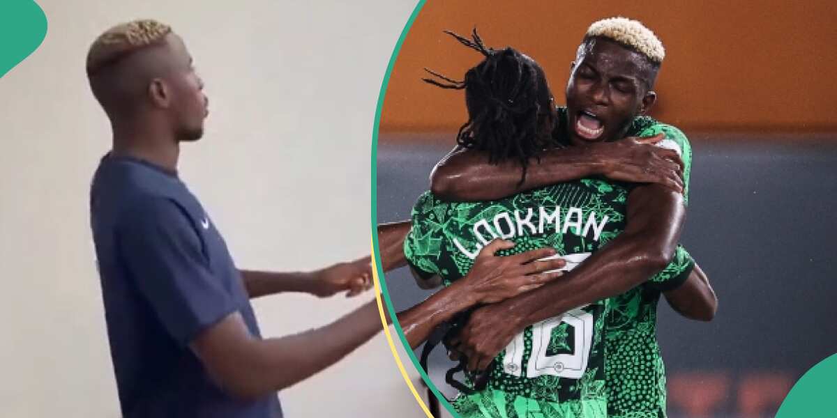 Quarter Final: Osimhen Shows Off His Dance Skills After Leading Nigeria to AFCON Victory