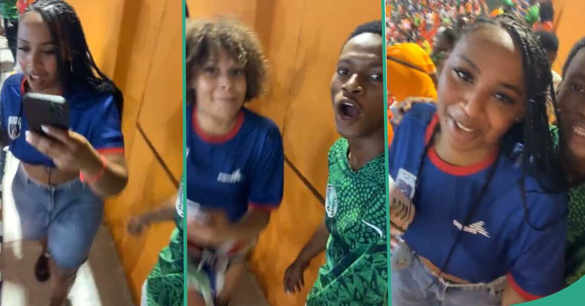 AFCON: Nigerian man in love rushes pretty Cape Verdean ladies in trending video