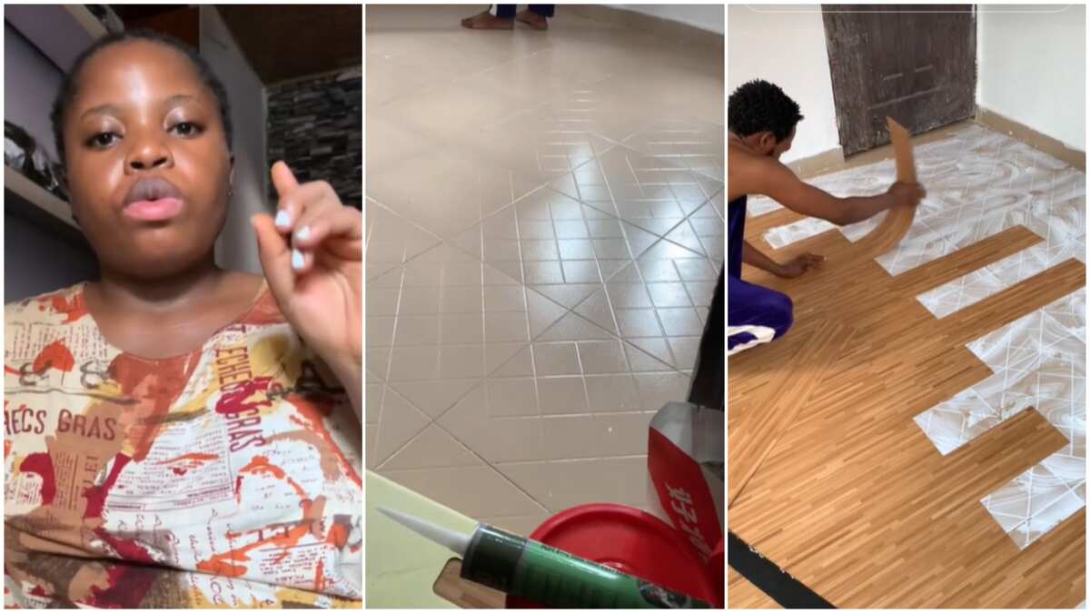 Lady Rents House, Changes Ceiling to POP, Installs Rubber Tiles, Makes it Look VIP Hotel Room