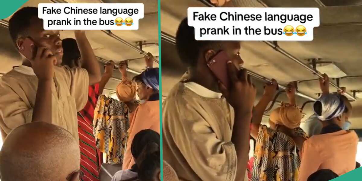 "It Sounds So Real": Make Speaks Fake Chinese Language Inside Commercial Bus, Other Passengers Watch