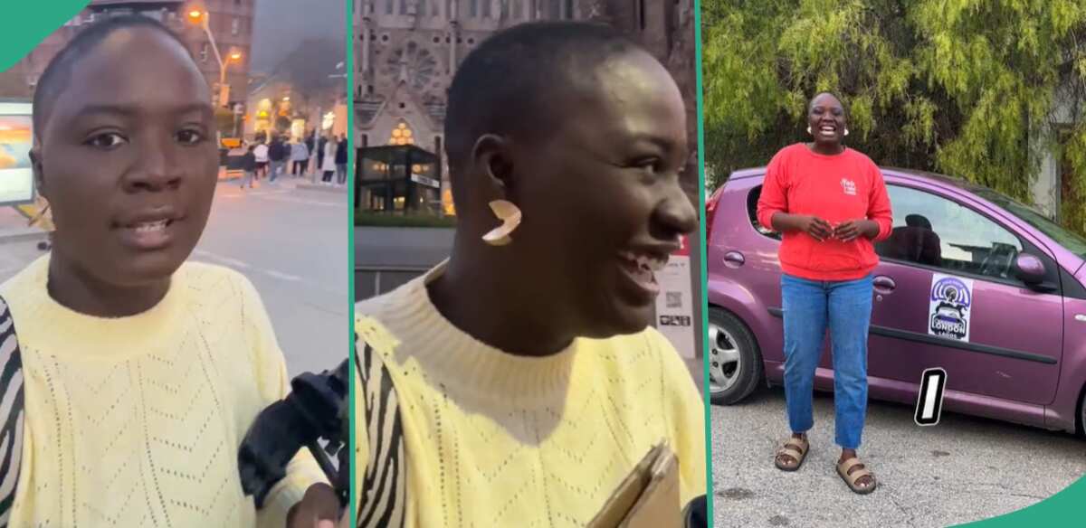 Pelumi Nubi: Cute videos as solo London-to-Lagos driver finally arrives Nigeria