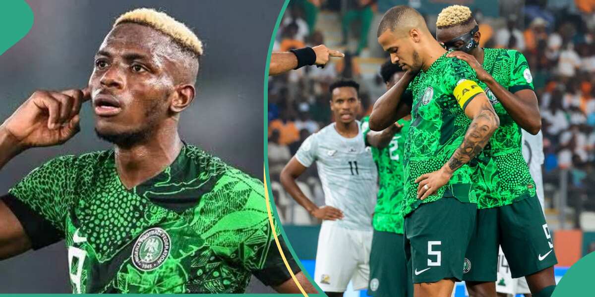Osimhen’s secret advice to Ekong before Nigeria first goal against South Africa