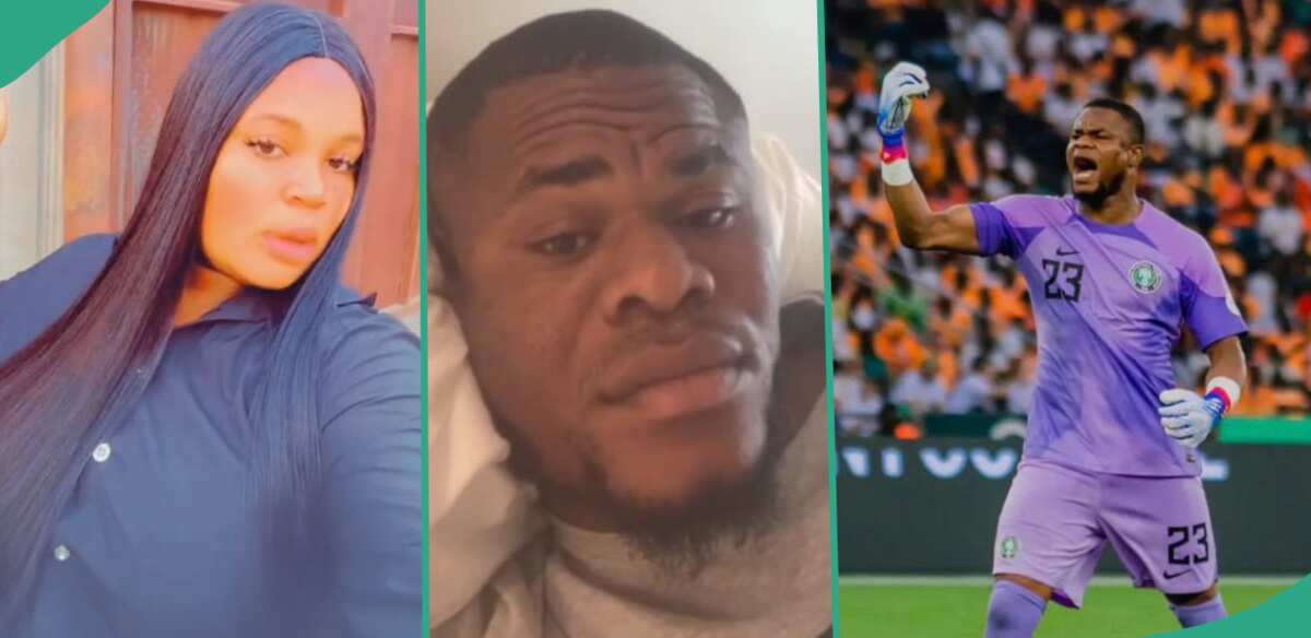 Drama as married woman releases rare video of Nigeria's goalie Stanley Nwabali