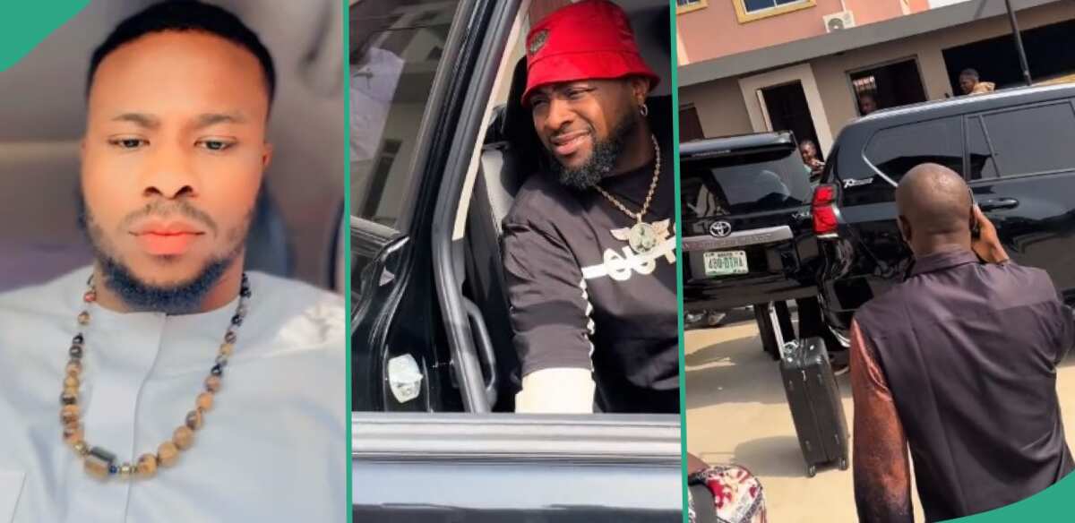 Man overjoyed as he spots Davido in his rented apartment in Asaba, video emerges