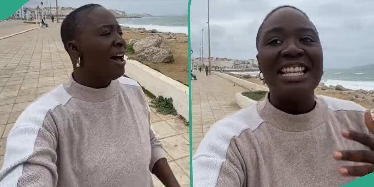 "I'm in Africa": Lady driving her car from London to Lagos reaches Morocco