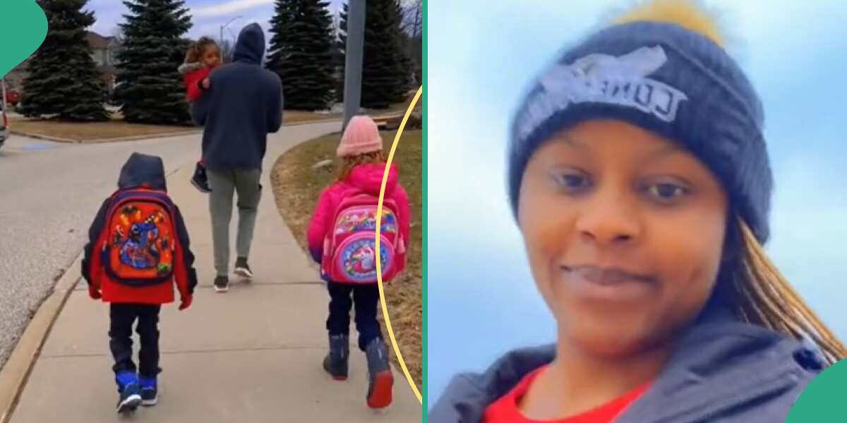 Nigerian Parent and Their Children Shows Their Excitement and Curiosity About School in Canada