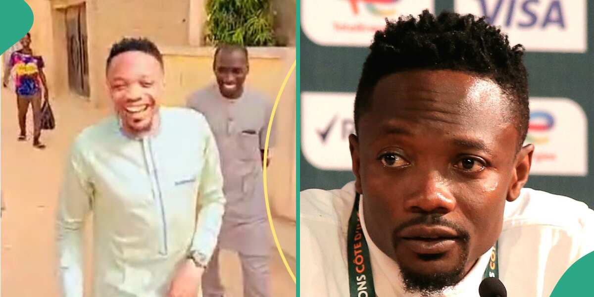 Man offers to gift Ahmed Musa food oil, he reacts and walks away happily