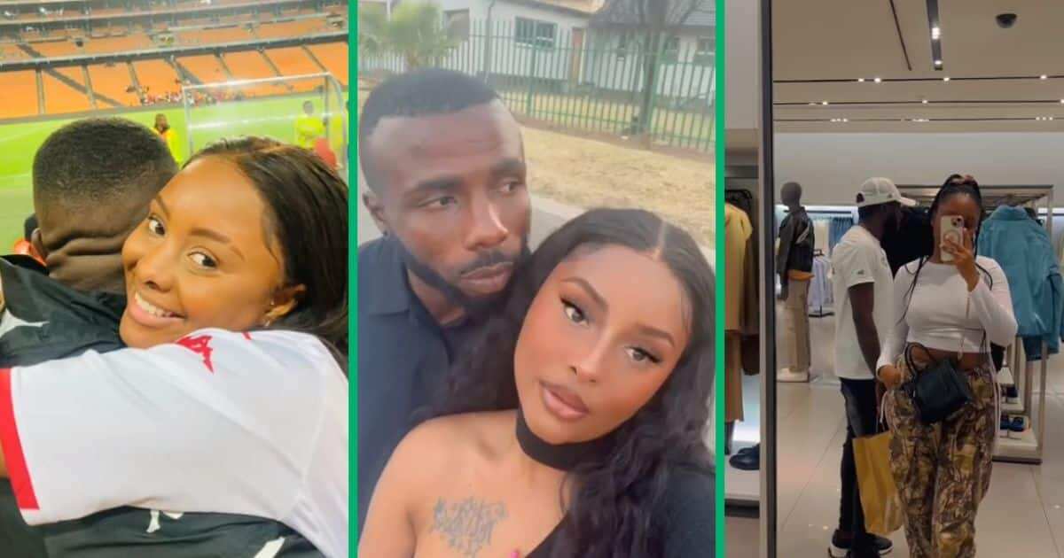 South African lady falls in love with Nigerian footballer after answering his DM