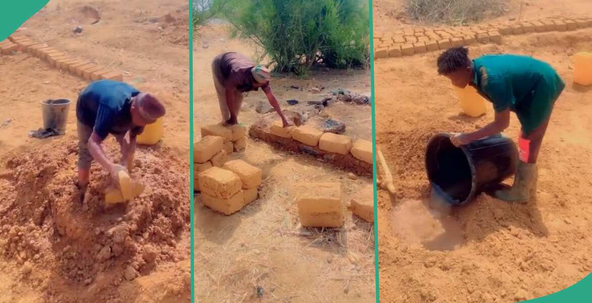"Stop Buying Cement": Man Displays Alternative Way of Building House Without Cement, Video Emerges