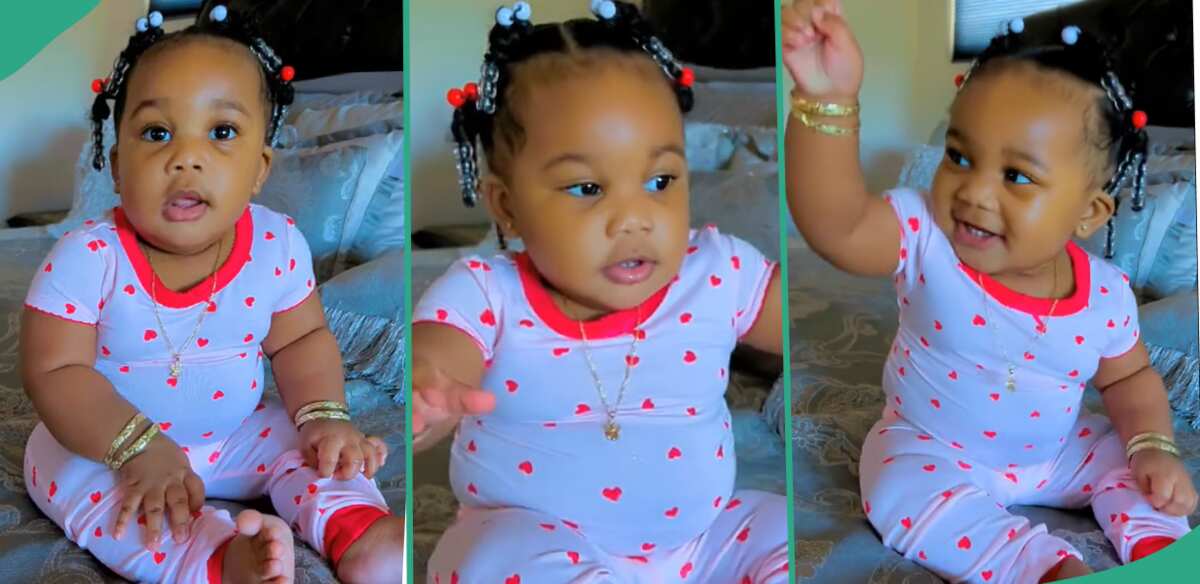 "She is Cute": Beautiful Baby Dances to Her Favourite Song While Sitting Down, Video Melts Hearts