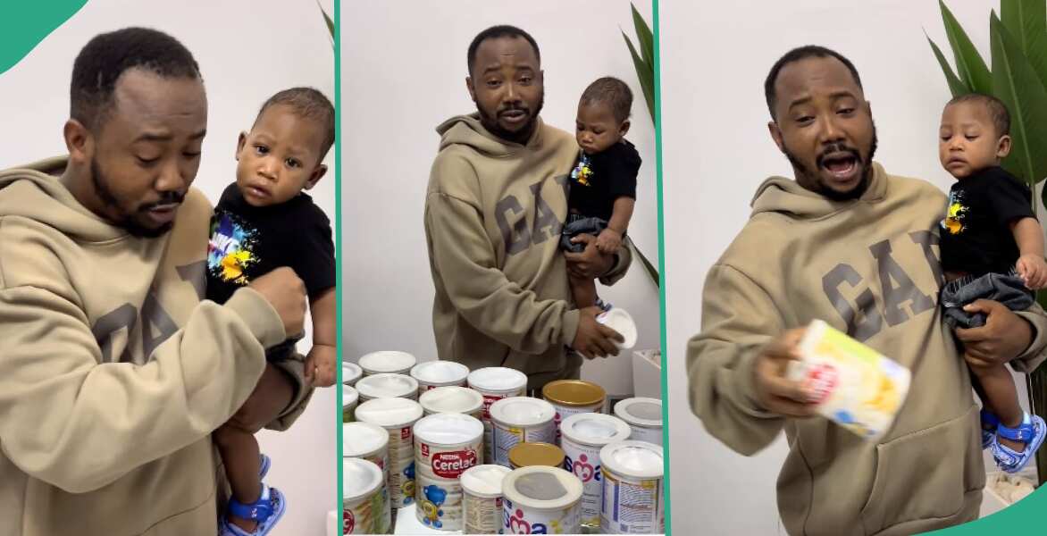 Dad laments in video as 5-month-old son finishes 14 cerelacs, switches to eba