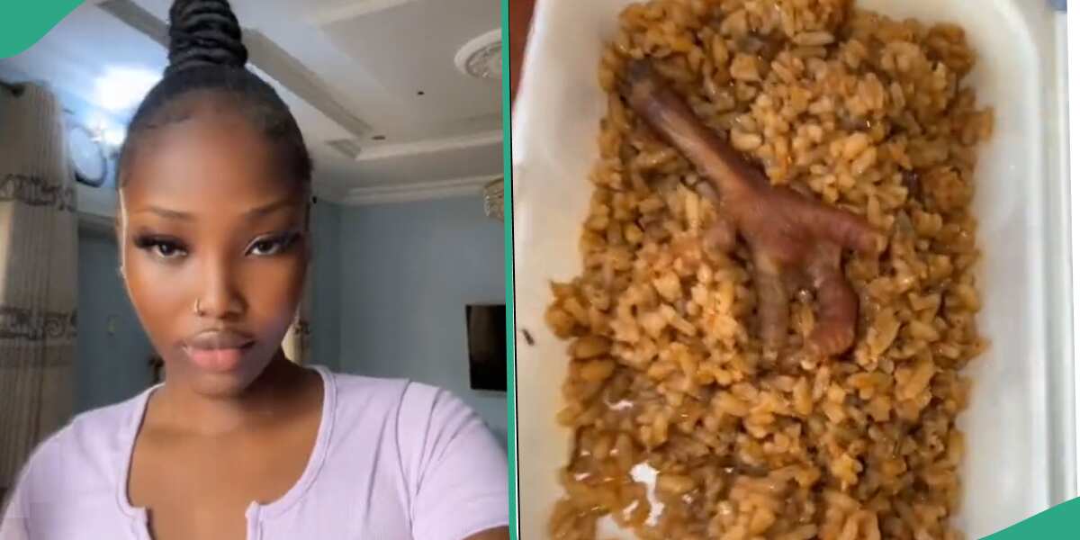 "I Can't See This Alone": Nigerian Lady Posts Video of Chicken Leg She Was Served at Birthday Party