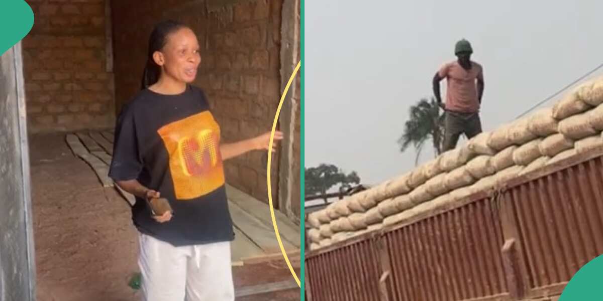 “Ur own go b 5k abi?”: Nigerian lady starts cement business, invites big truck