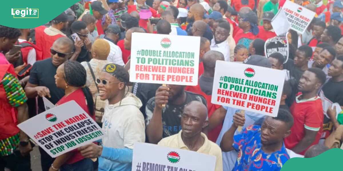 “There is hunger”: NLC takes protest to national assembly