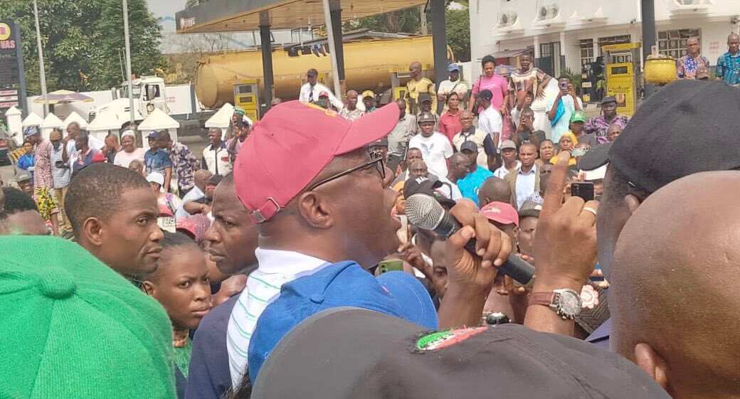 Makinde joins protest in Oyo, says there’s hunger, anger in Nigeria