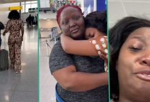"I literally cried for two days straight": Moment lady shed tears as sister relo...