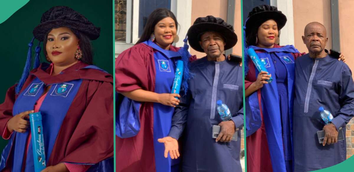 "Dad I Made it": Lady Who Completed Her PhD at Age 28 Praises Her Father Who Supported Her Education